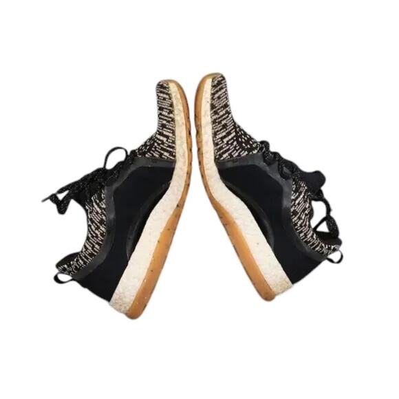 Adidas Shoes Womens 7 Athletic Trainers PureBoost All Terrain Running Knit Black - Picture 10 of 15